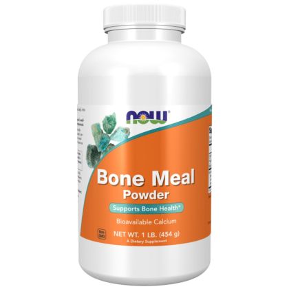 NOW Foods Bone Meal Powder | Excellent Calcium Source [454 грама, 162 Дози]