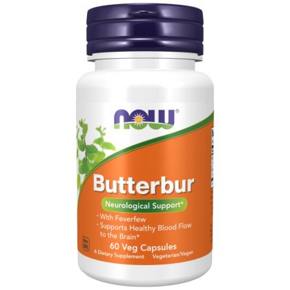 NOW Foods Butterbur [60 капсули]