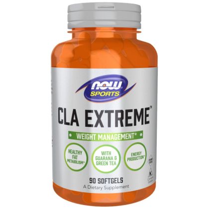 NOW Foods CLA Extreme [90 Гел капсули, 90 Дози]