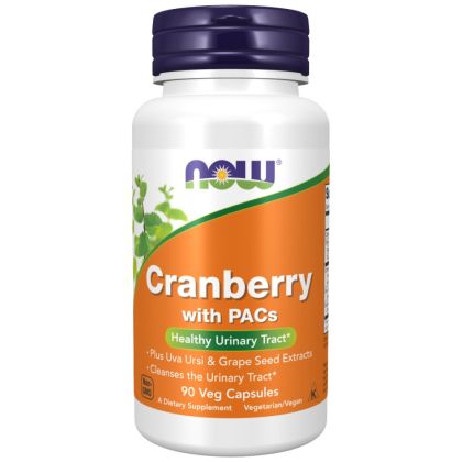 NOW Foods Cranberry with PACs [90 капсули, 90 Дози]
