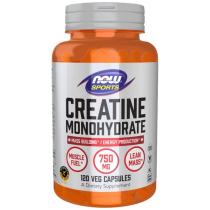 NOW Foods Creatine Mono [120 капсули]