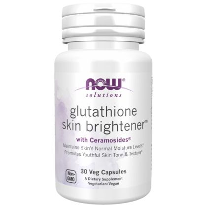 NOW Foods Glutathione Skin Brightener™ | with Ceramosides® [30 капсули, 30 Дози]