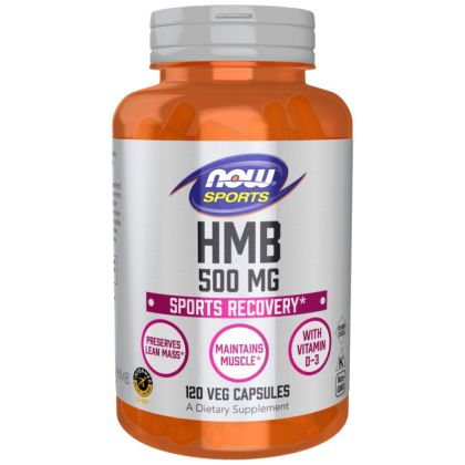 NOW Foods HMB 500 mg [120 капсули, 60 Дози]