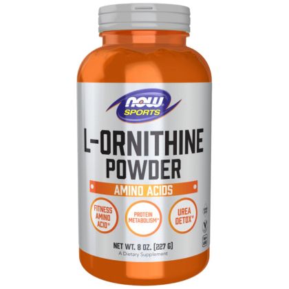 NOW Foods L-Ornithine Powder [227 грама, 227 Дози]