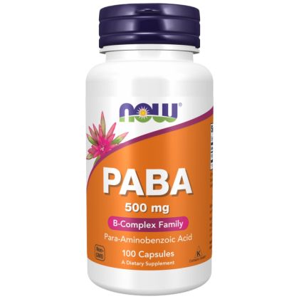 NOW Foods PABA 500 mg [100 капсули]