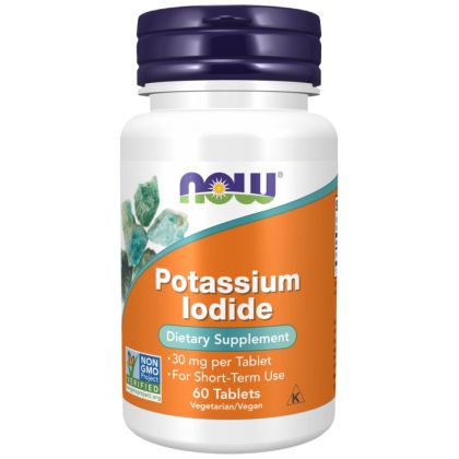NOW Foods Potassium Iodide 30 mg [60 Таблетки, 20 Дози]