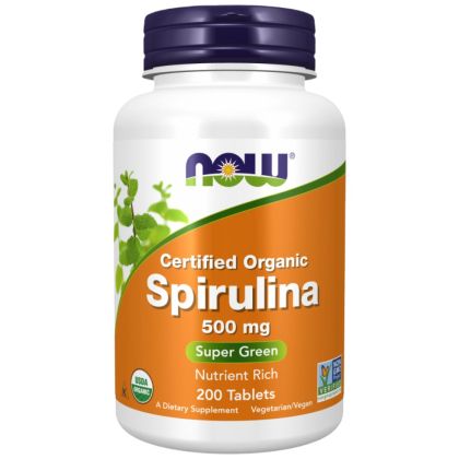 NOW Foods Spirulina 500 mg [200 Таблетки]