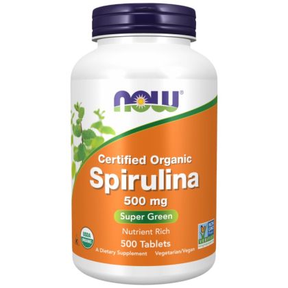 NOW Foods Spirulina 500 mg [500 Таблетки]