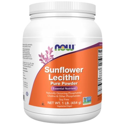 NOW Foods Sunflower Lecithin Pure Powder [454 грама, 45 Дози]