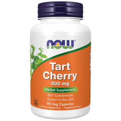 NOW Foods Tart Cherry 500 mg [90 капсули, 90 Дози]