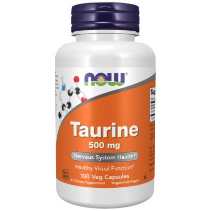 NOW Foods Taurine 500 mg [100 капсули]