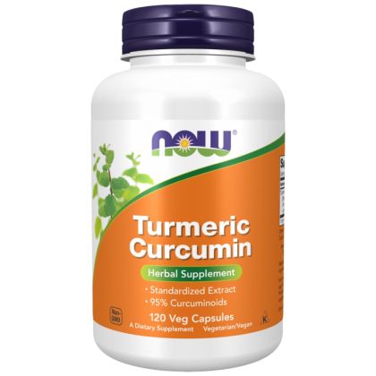 NOW Foods Turmeric Curcumin 665 mg [120 капсули, 120 Дози]