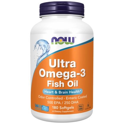 NOW Foods Ultra Omega 3 [180 Гел капсули]