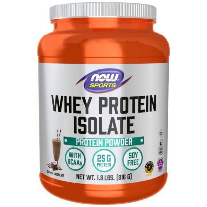 NOW Foods Whey Protein Isolate [816 грама, 26 Дози]- Natural Vanilla