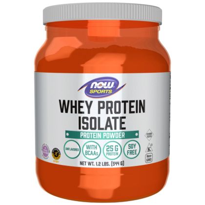 NOW Foods Whey Protein Isolate /Unflavored/ [544 грама]