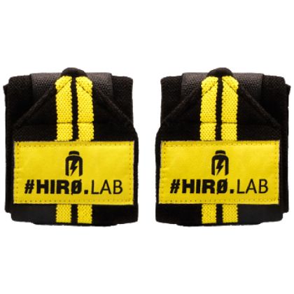 Hero.Lab Hero Wrist Wraps | Black & Yellow
