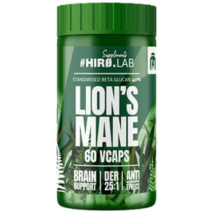 Hero.Lab Lion's Mane | 40% Beta-Glucans [60 капсули, 30 Дози]
