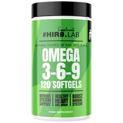 Hero.Lab Omega 3-6-9 1000 mg [120 Гел капсули, 120 Дози]