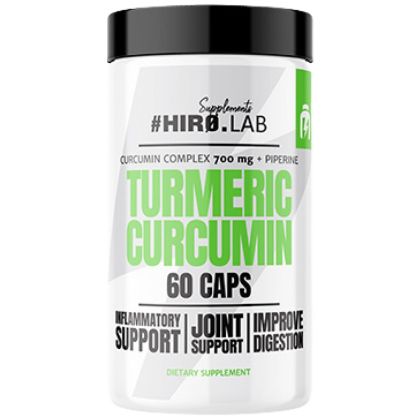 Hero.Lab Turmeric Curcumin 550 mg | with Black Pepper [60 капсули, 60 Дози]