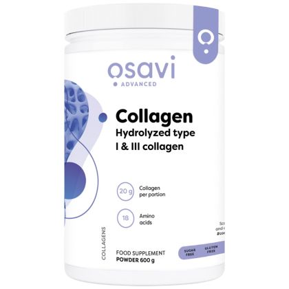 Osavi Collagen Hydrolyzed Peptides | Type I & III [600 грама, 30 Дози]