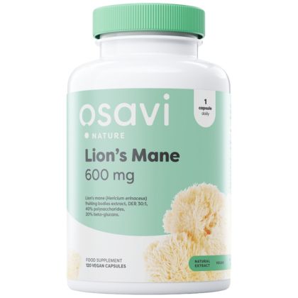 Osavi Lion's Mane 600 mg [120 капсули, 120 Дози]