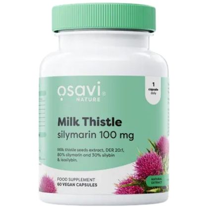 Osavi Milk Thistle | Silymarin 100 mg [60 капсули, 60 Дози]