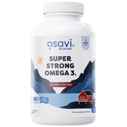 Osavi Super Strong Omega 3 | 500 EPA / 250 DHA [180 Гел капсули, 180 Дози]