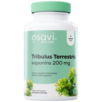 Osavi Tribulus Terrestris 90% | 200 mg Saponins [120 капсули, 120 Дози]