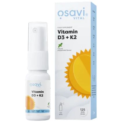 Osavi Vitamin D3 + K2 | Oral Spray [25 мл, 125 Дози]
