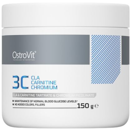 OstroVit 3C | CLA + Carnitine + Chromium [150 грама, 30 Дози]