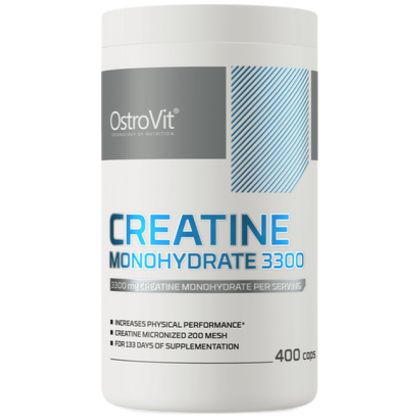 OstroVit Creatine Monohydrate 3300 [400 капсули, 133 Дози]