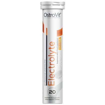 OstroVit Electrolyte Effervescent | Potassium, Sodium, Glucose & Vitamin C [20 разтворими таблетки, 20 Дози]