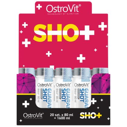 OstroVit Guarana Shot / with Ginseng [20 x 80 мл, 20 Дози]