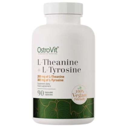 OstroVit L-Theanine + L-Tyrosine / Vege [90 капсули, 90 Дози]