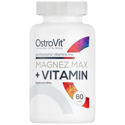 OstroVit Magnez MAX + Vitamin [60 Таблетки, 60 Дози]