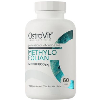 OstroVit Methylofolian | Methyl Folate 5-MTHF Folic Acid 800 mcg [60 капсули, 60 Дози]