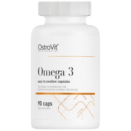 OstroVit Omega 3 500 mg | Easy To Swallow [90 Гел капсули, 45 Дози]