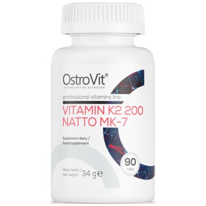 OstroVit Vitamin K2 200 mcg / Natto MK-7 [90 Таблетки, 90 Дози]