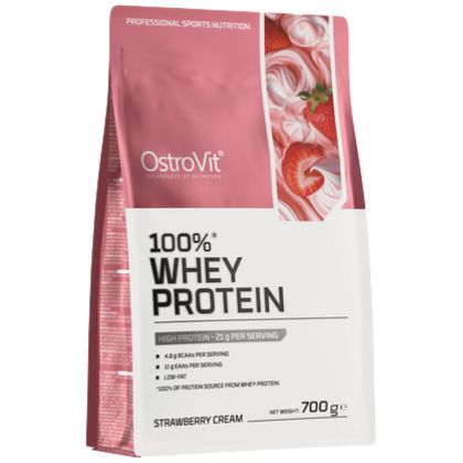 OstroVit Whey Protein | 100% Whey Protein Concentrate + Funnel Pillbox FREE [700 грама, 23 Дози]
