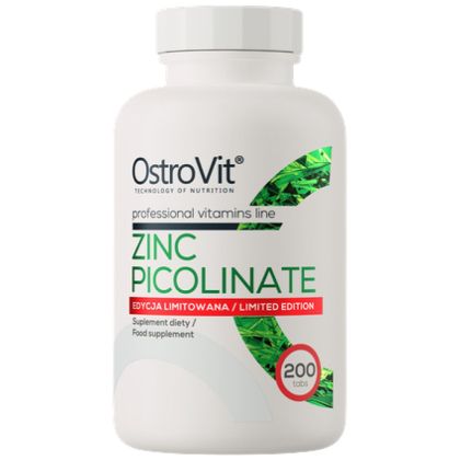 OstroVit Zinc Picolinate 15 mg / Limited Edition [200 Таблетки, 200 Дози]