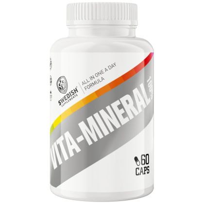 SWEDISH Supplements 100% Vita Mineral / All in One a Day Formula [60 капсули, 60 Дози]