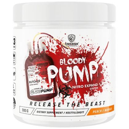 SWEDISH Supplements Bloody Pump / Stim-Free Nitro Expand System [300 грама, 33 Дози]