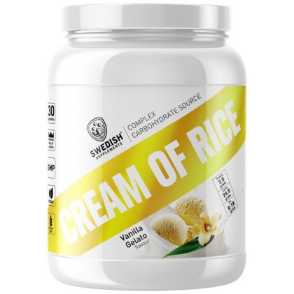 SWEDISH Supplements Cream of Rice | Complex Carbohydrate Source [1000 грама, 30 Дози]