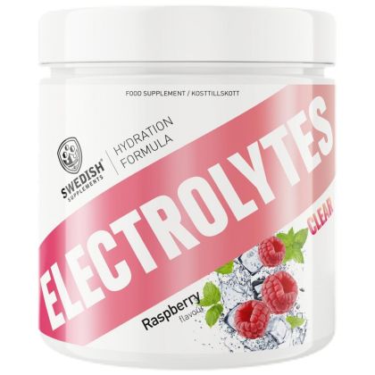 SWEDISH Supplements Electrolytes Clear | Hydration Formula with Pink Himalayan Salt & CocoMineral® [240 грама, 30 Дози]