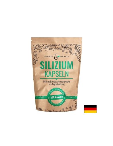 Силиций от бамбук – Здрава коса, кожа и нокти, 250 mg, 250 капсули