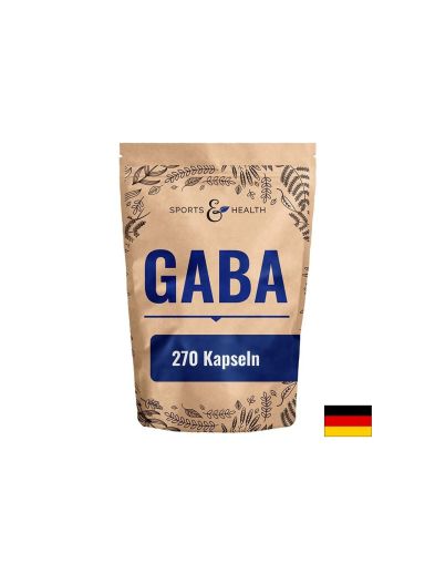 ГАБА – Спокойна нервна система и помощ при безсъние, 500 mg, 270 капсули