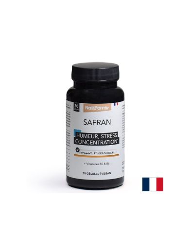 Шафран 30 mg + Витамин B5 и B6 – Емоционален баланс и спокойствие, 30 капсули