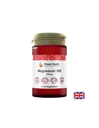 Магнезий (оксид) – Срещу мускулни крампи и нервно напрежение, 300 mg, 30 таблетки