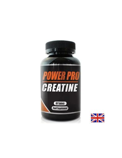 Power Pro Creatine (Креатин монохидрат) – Сила, експлозивност и мускулна издръжливост, 1000 mg, 90 таблетки
