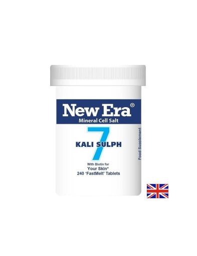 Минерална сол №7 Калиев сулфат с Биотин – Здрави коса и нокти, 240 бързоразтворими таблетки